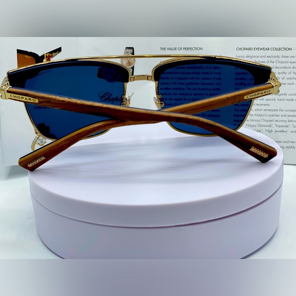 👑Chopard 🏆Sunglasses 3P SCHC 90 Wood/Rubber Polarized Lenses - Picture 14 of 16